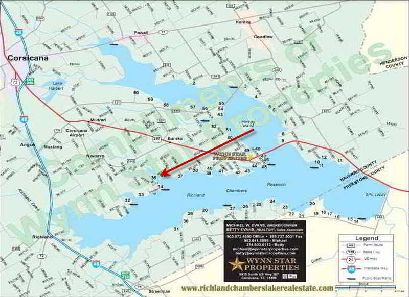 Bay Oaks Subdivision Richland Chambers Lake